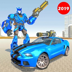 警用机器人车改造最新版(police robot car rampage) v1.12 安卓版