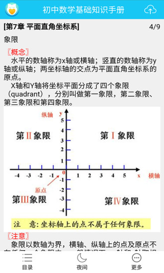 初中数学基础知识手册app