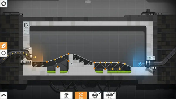 桥梁建筑师传送门手机版通关攻略