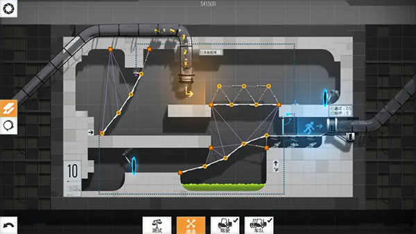 桥梁建筑师传送门手机版通关攻略
